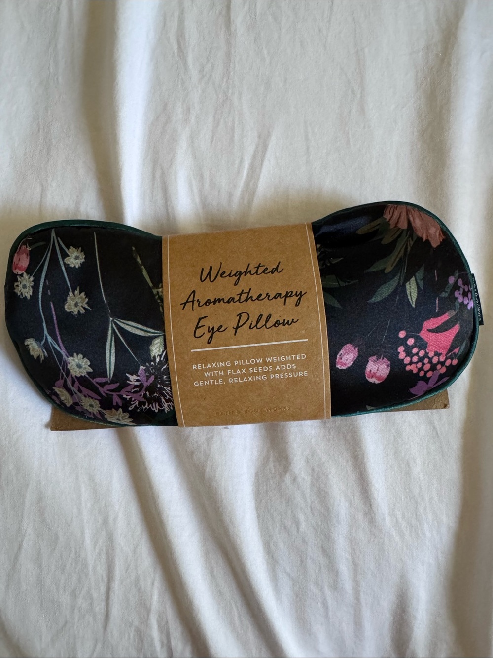 Weighted aromatherapy eye pillow by Bath & body Works